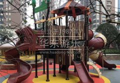必一运动游乐户外滑梯组合案例