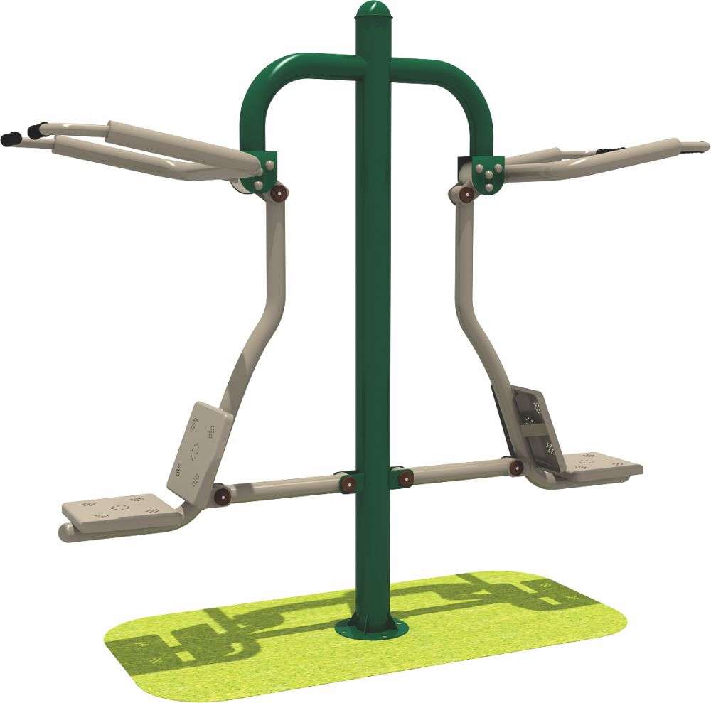 必一运动健身器材 限位双人坐