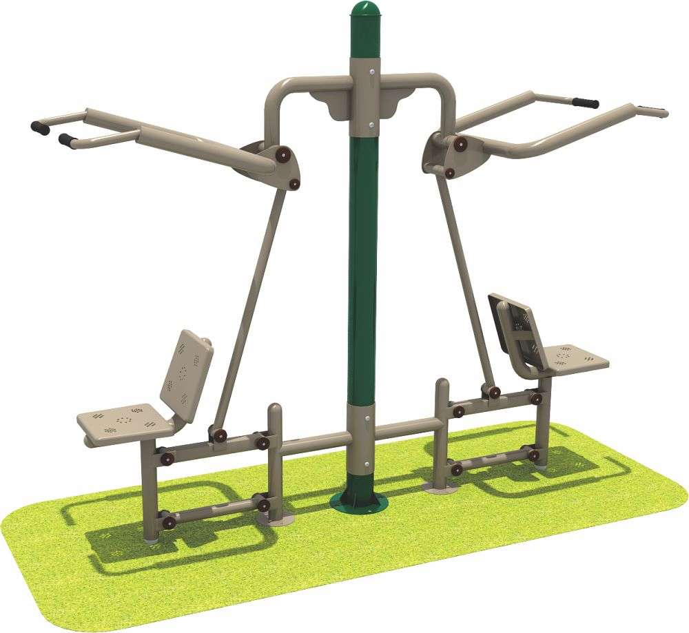 必一运动健身器材 双人坐拉器